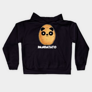 Pandatato Funny T-Shirt Cute Potatoes Panda Kids Hoodie